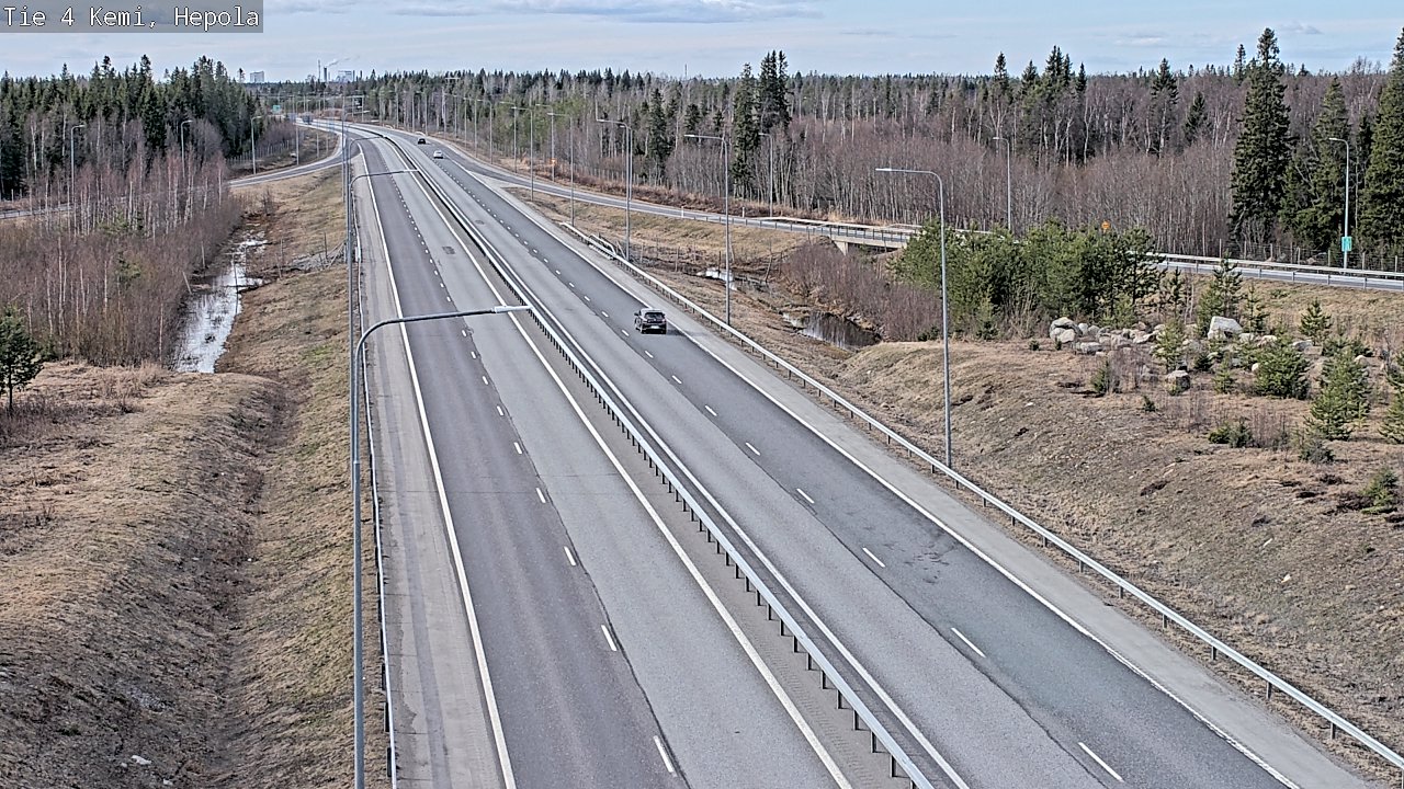 Weather Camera Image Väg 4 Kemi, Hepola, Kemi, Lappi