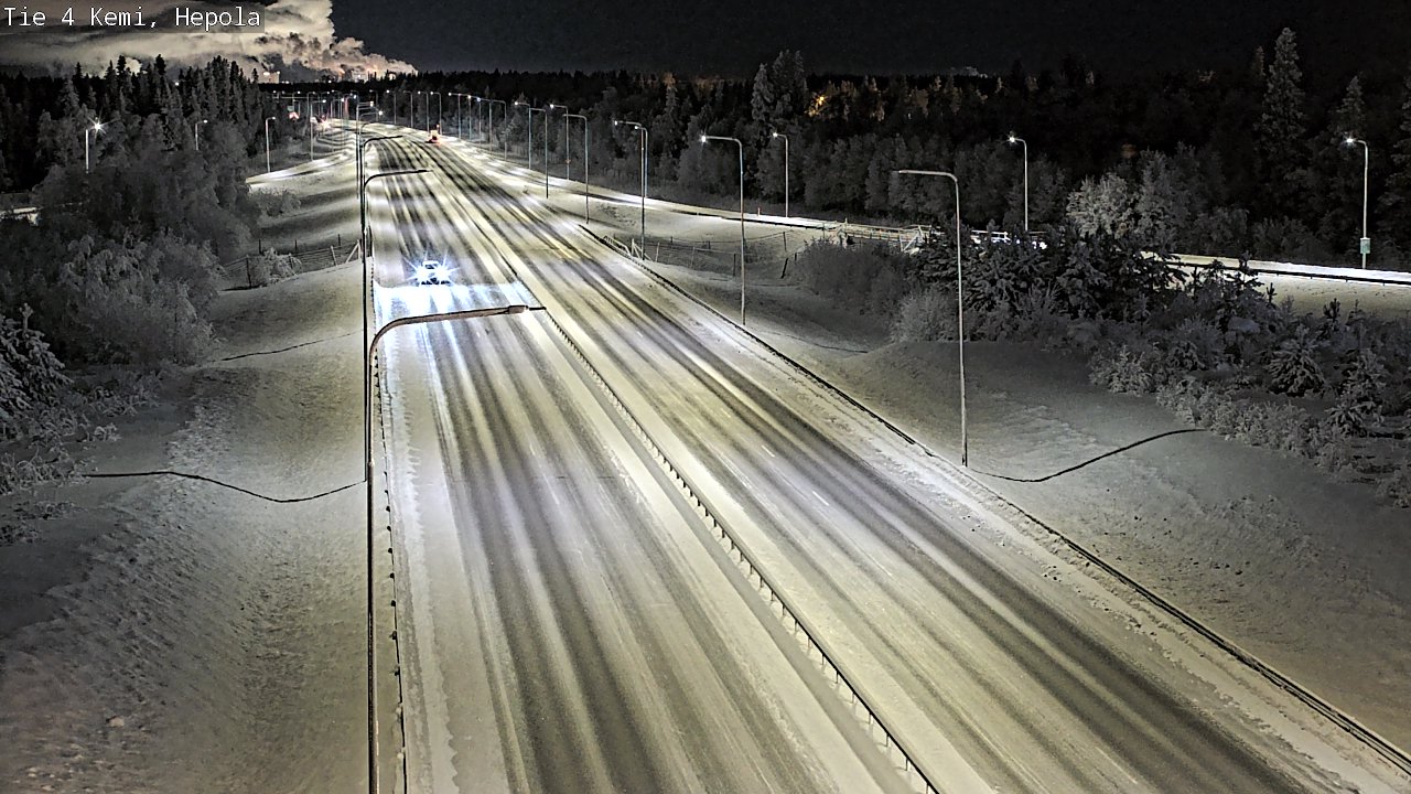 Kelikamerat Kuva Tie 4 Kemi, Hepola, Kemi, Lappi