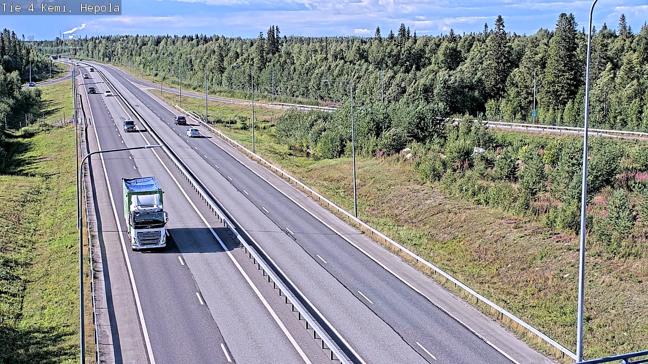 Kelikamerat Kuva Tie 4 Kemi, Hepola, Kemi, Lappi