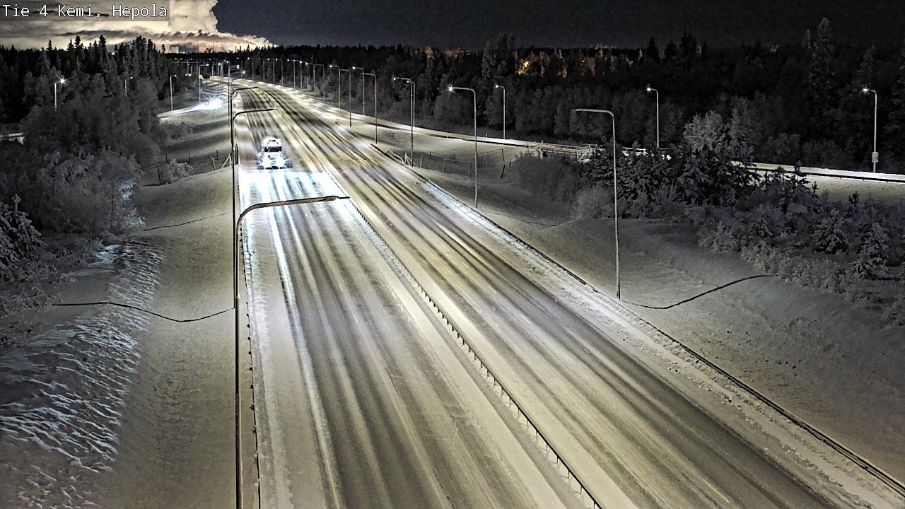 Kelikamerat Kuva Tie 4 Kemi, Hepola, Kemi, Lappi