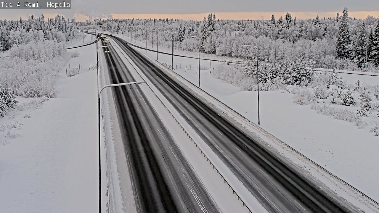 Kelikamerat Kuva Tie 4 Kemi, Hepola, Kemi, Lappi