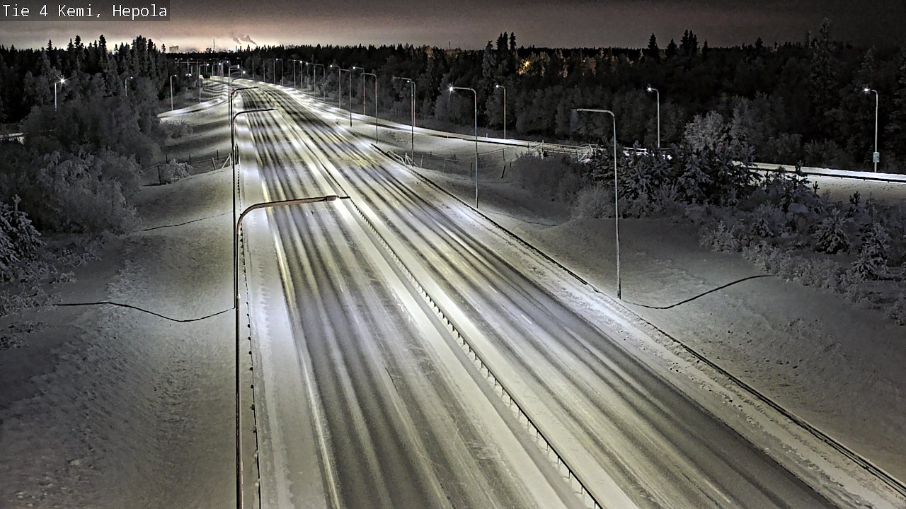 Kelikamerat Kuva Tie 4 Kemi, Hepola, Kemi, Lappi