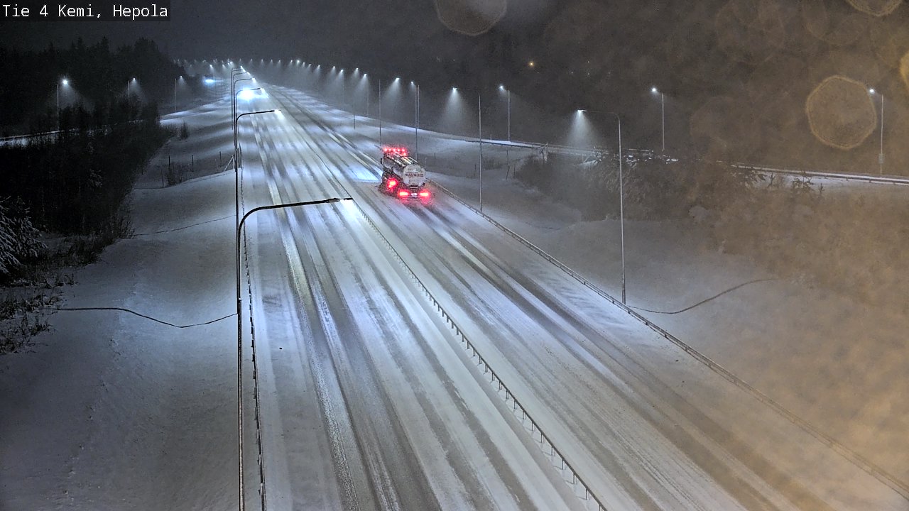 Weather Camera Image Väg 4 Kemi, Hepola, Kemi, Lappi
