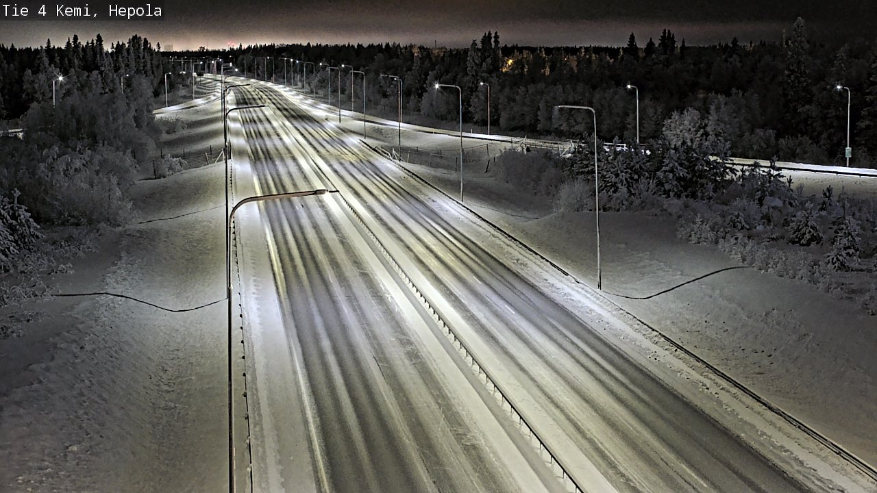 Kelikamerat Kuva Tie 4 Kemi, Hepola, Kemi, Lappi