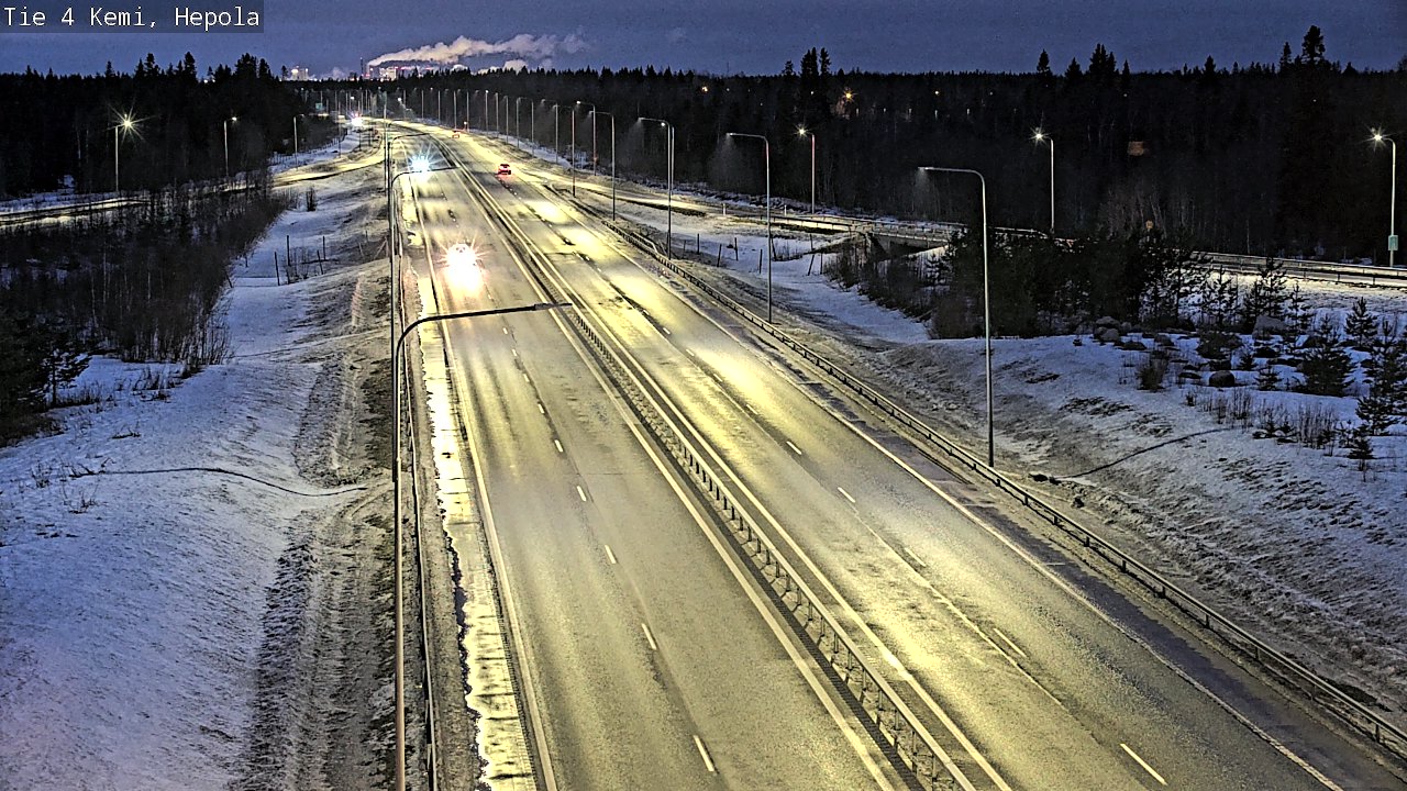 Kelikamerat Kuva Tie 4 Kemi, Hepola, Kemi, Lappi