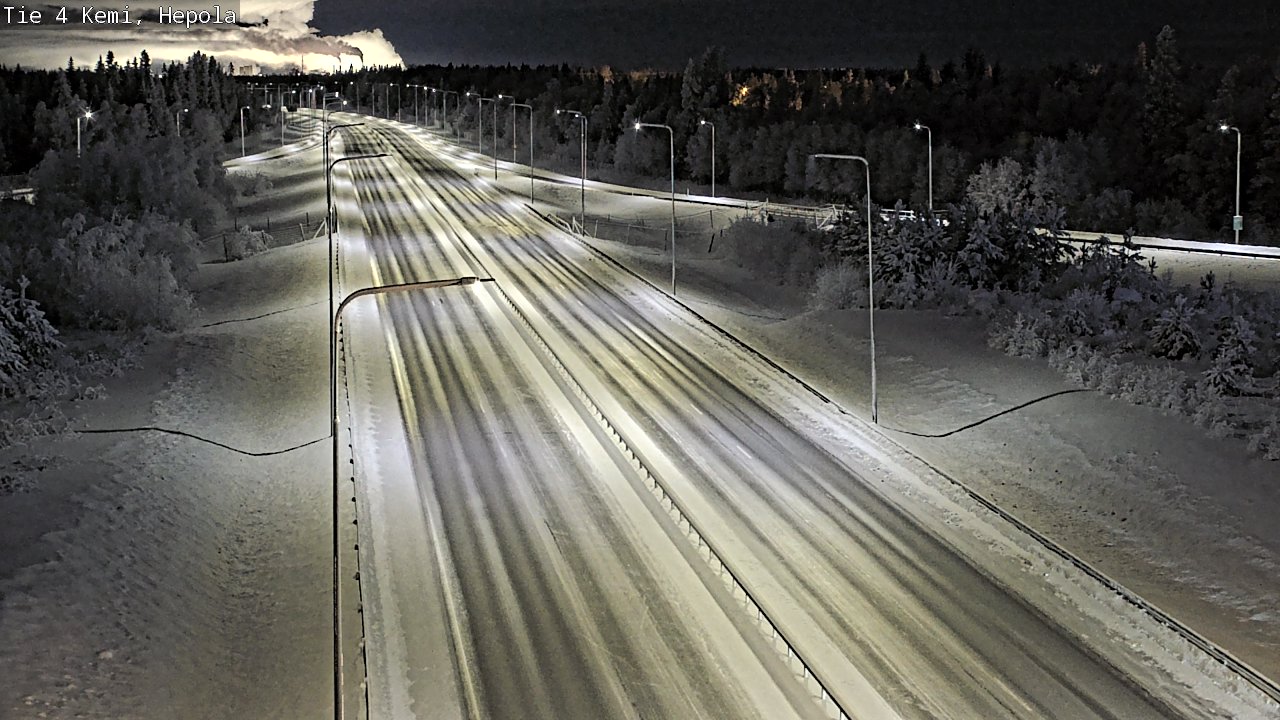 Kelikamerat Kuva Tie 4 Kemi, Hepola, Kemi, Lappi