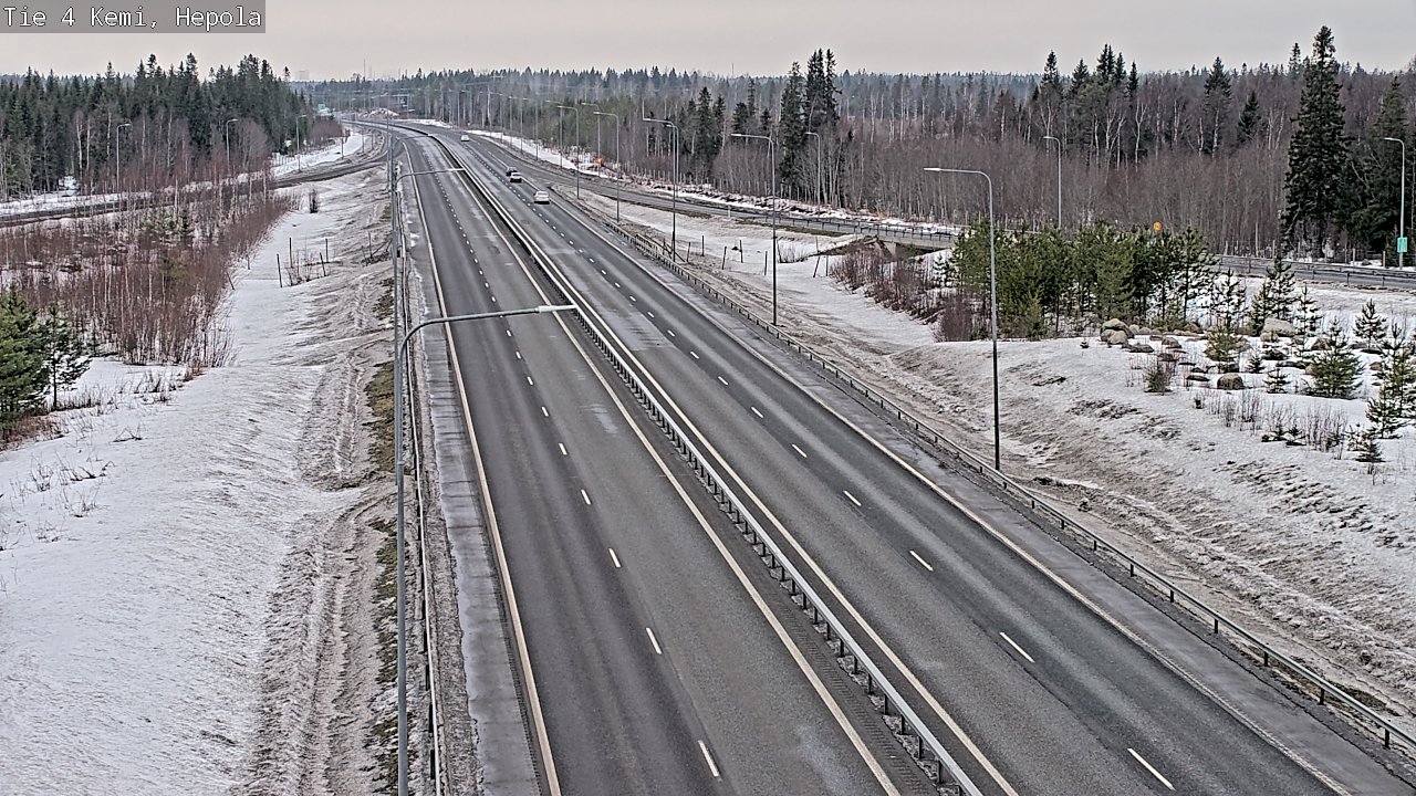 Weather Camera Image Road 4 Kemi, Hepola, Kemi, Lappi