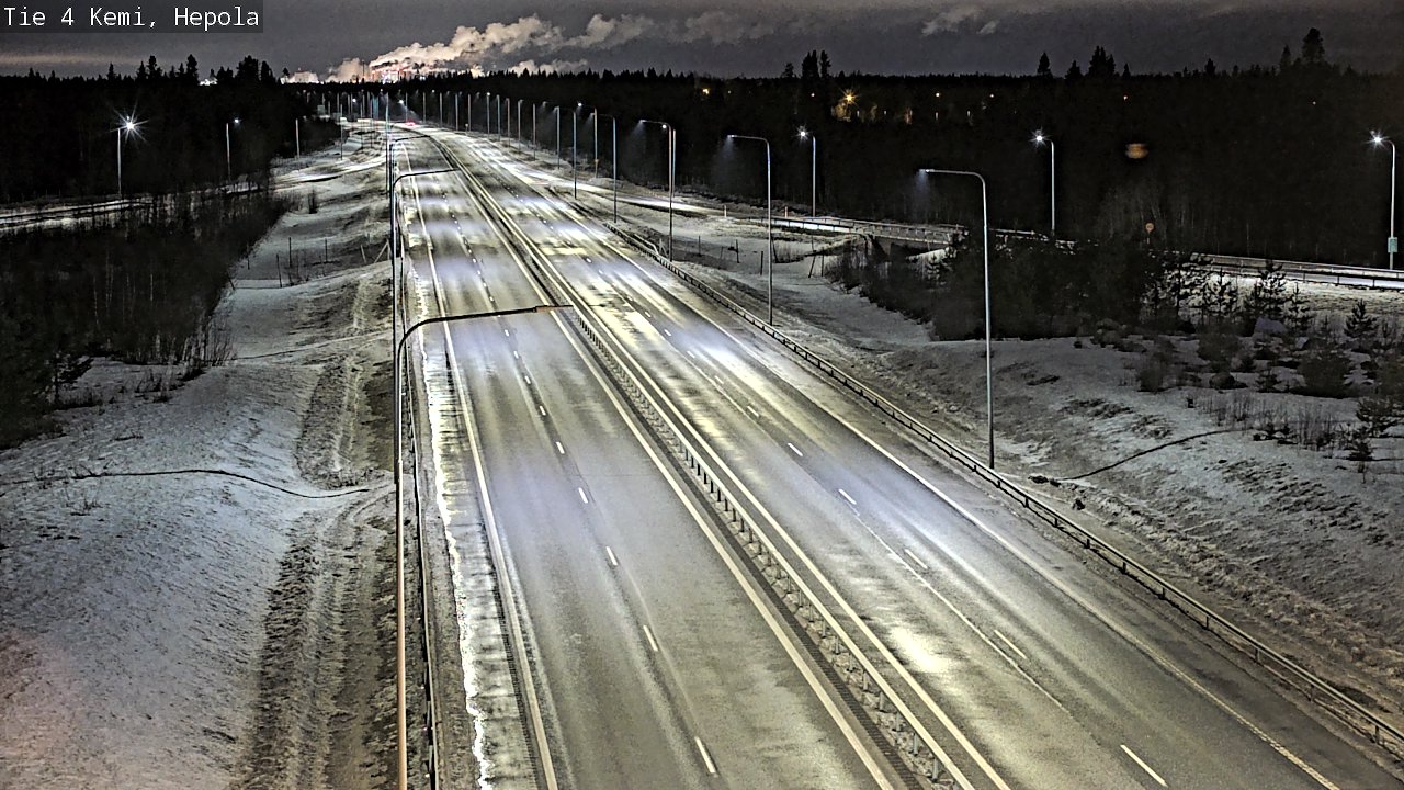 Kelikamerat Kuva Tie 4 Kemi, Hepola, Kemi, Lappi