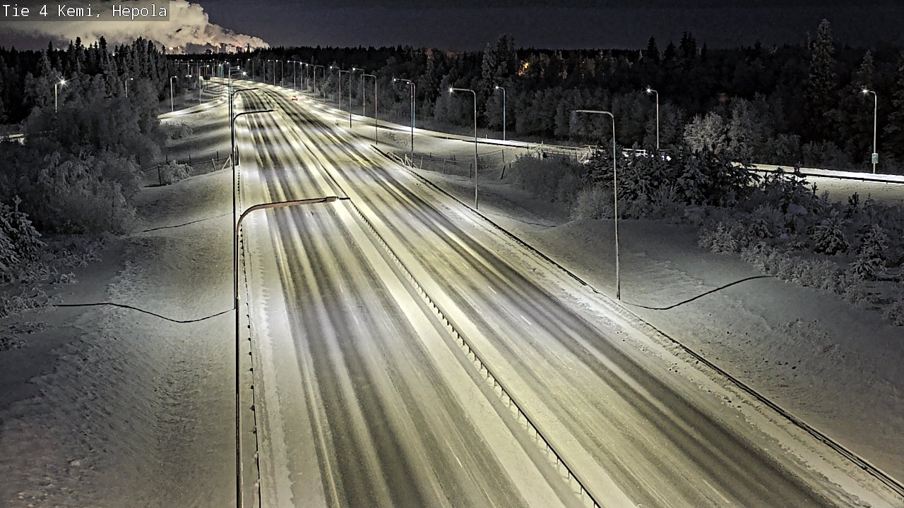 Kelikamerat Kuva Tie 4 Kemi, Hepola, Kemi, Lappi