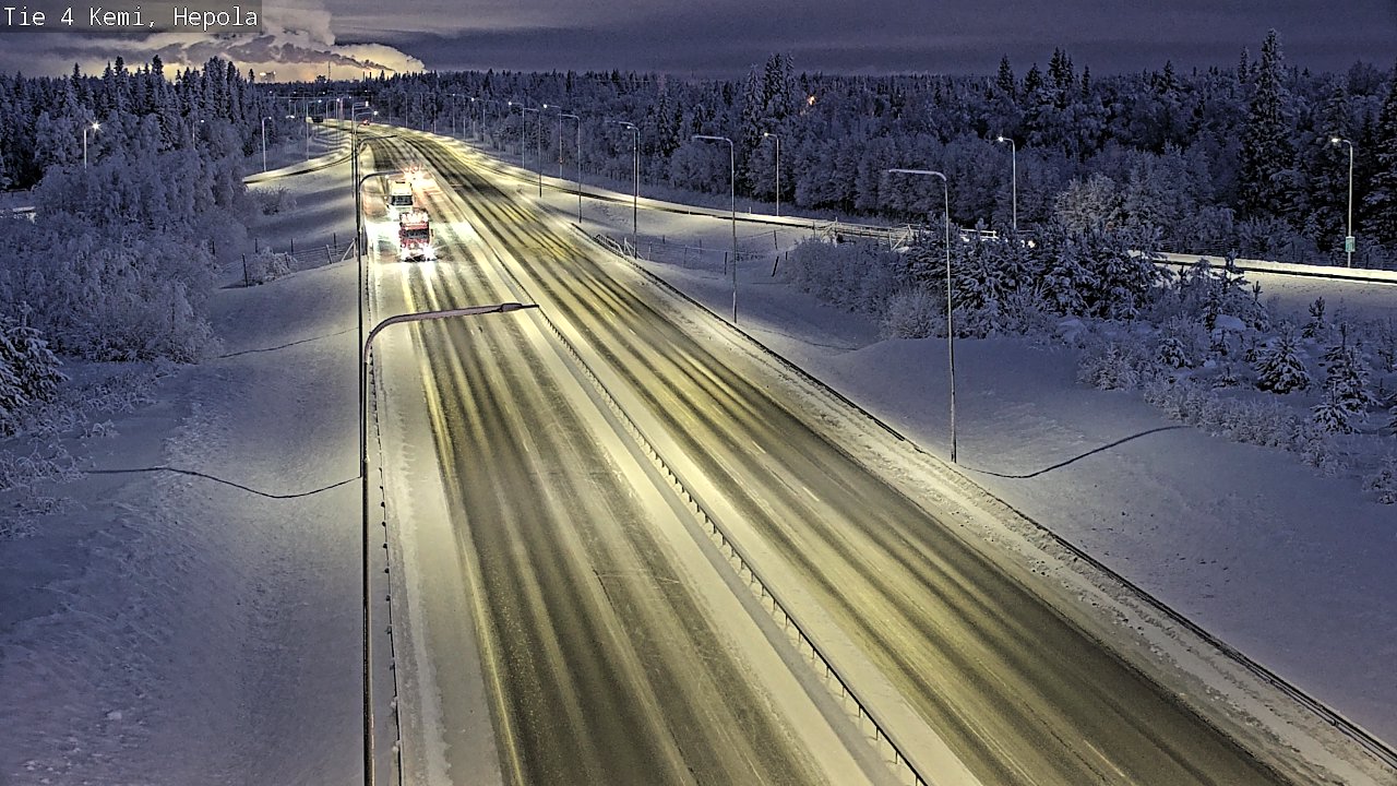 Kelikamerat Kuva Tie 4 Kemi, Hepola, Kemi, Lappi