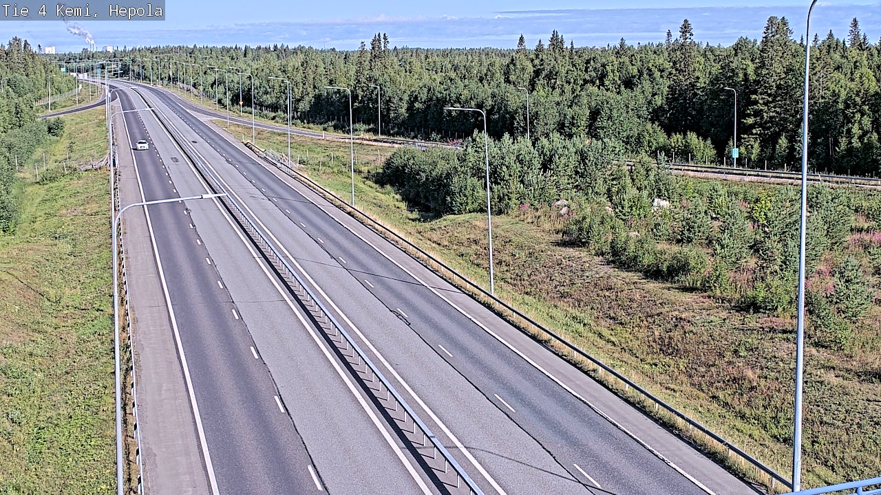 Weather Camera Image Väg 4 Kemi, Hepola, Kemi, Lappi