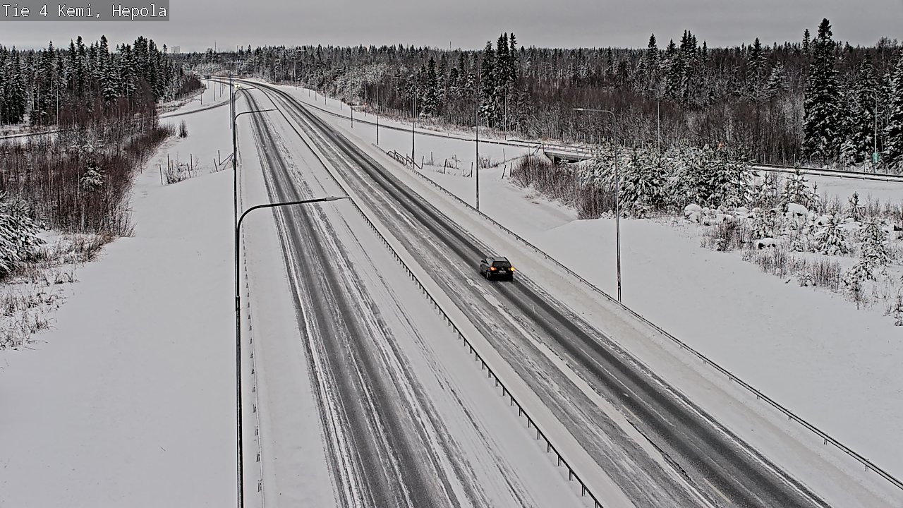 Weather Camera Image Väg 4 Kemi, Hepola, Kemi, Lappi