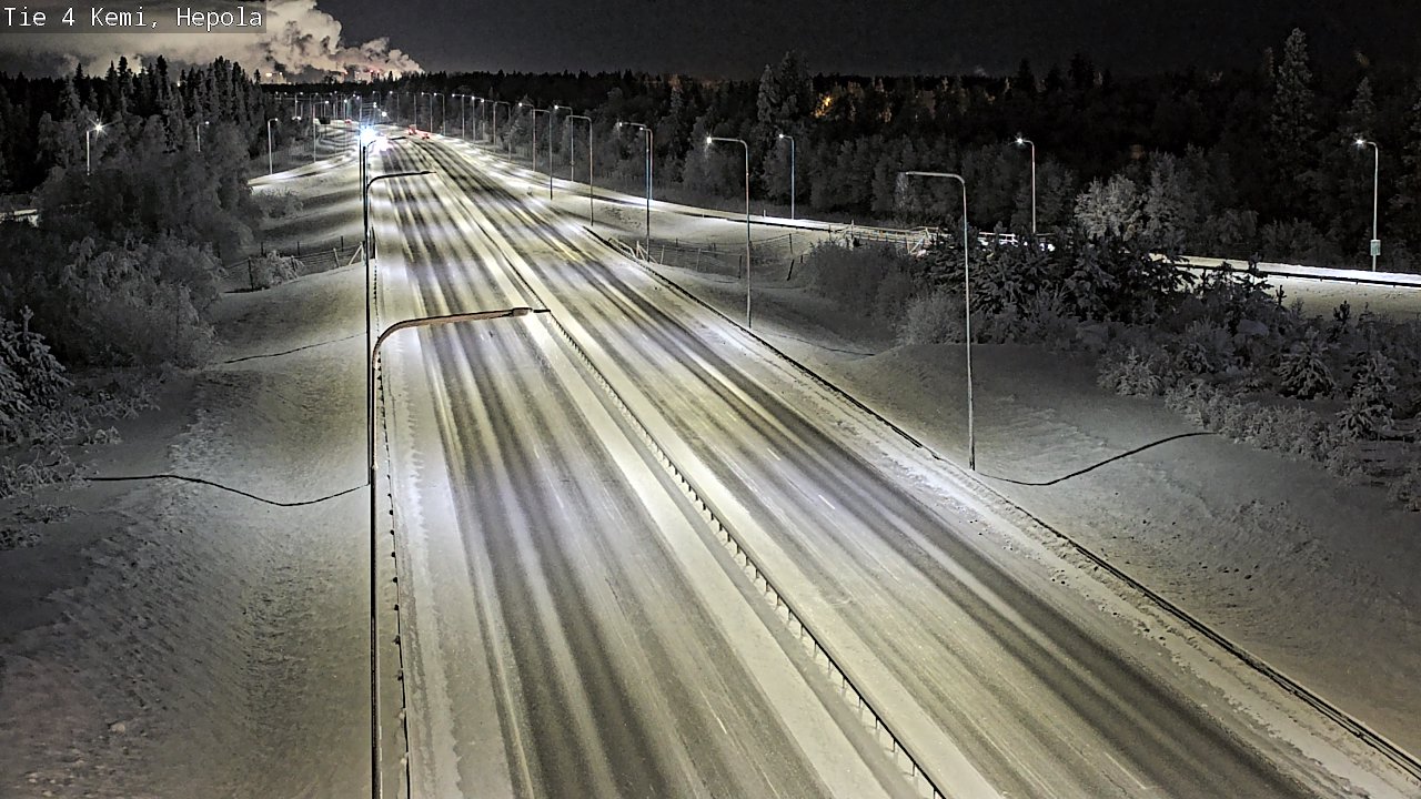 Kelikamerat Kuva Tie 4 Kemi, Hepola, Kemi, Lappi
