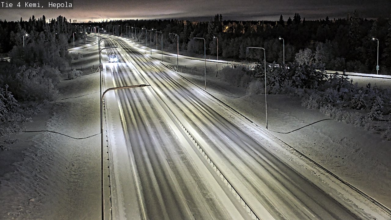 Kelikamerat Kuva Tie 4 Kemi, Hepola, Kemi, Lappi