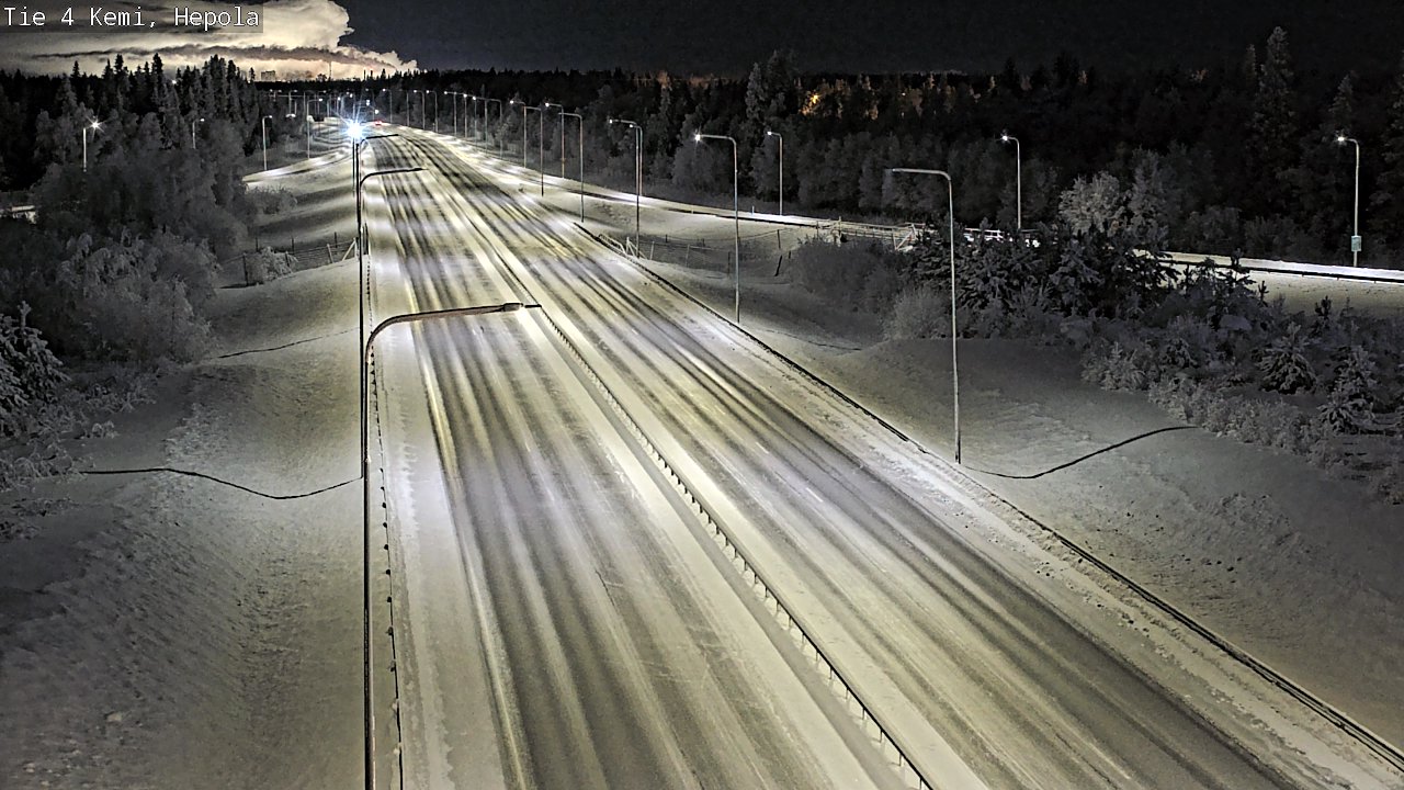 Kelikamerat Kuva Tie 4 Kemi, Hepola, Kemi, Lappi