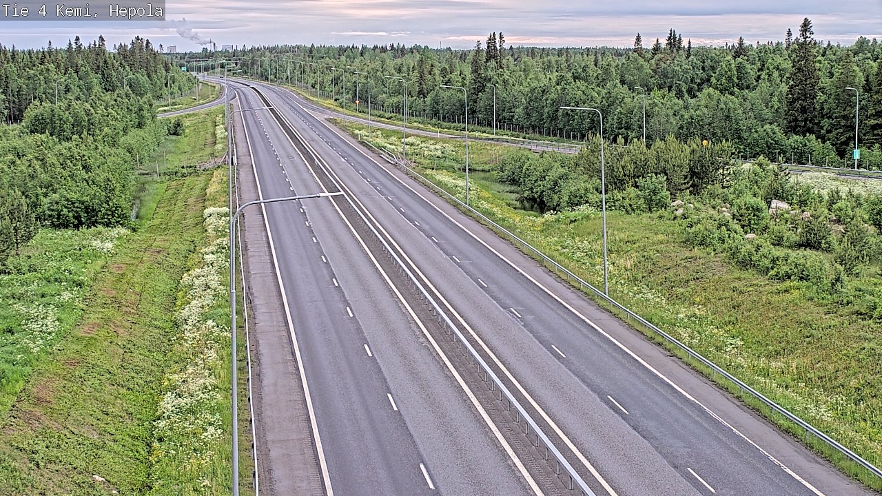 Kelikamerat Kuva Tie 4 Kemi, Hepola, Kemi, Lappi