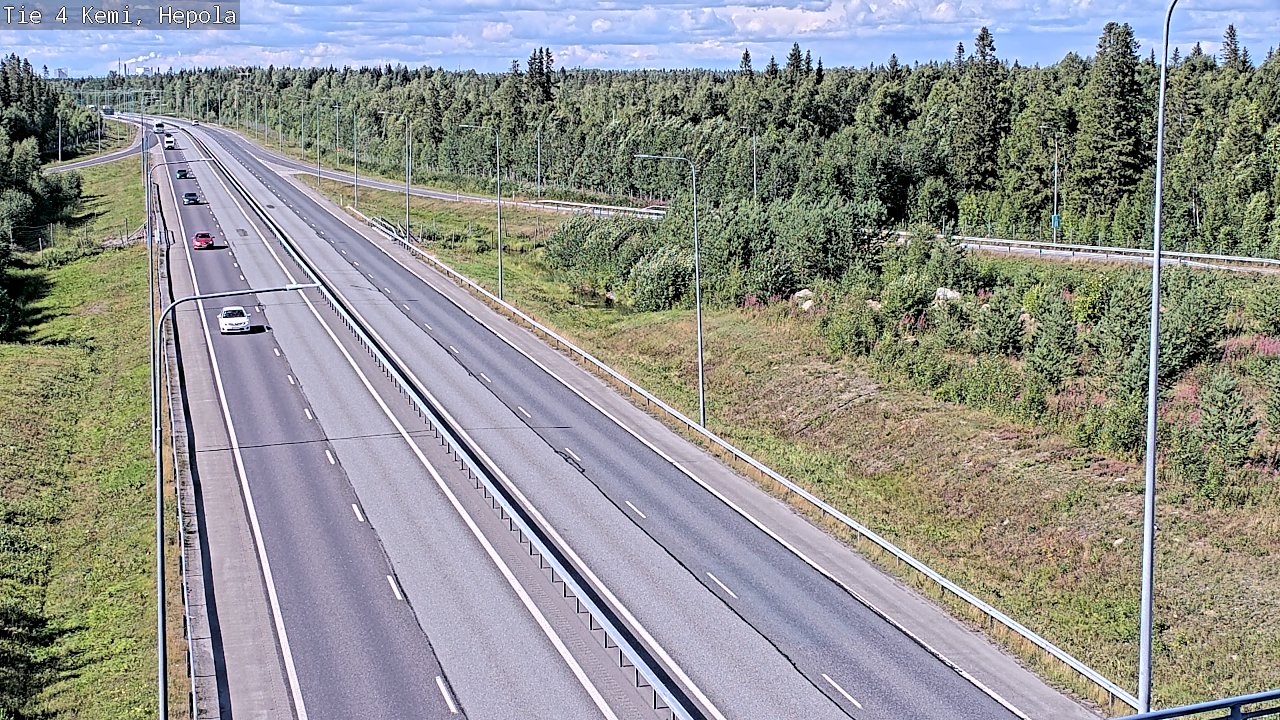 Kelikamerat Kuva Tie 4 Kemi, Hepola, Kemi, Lappi