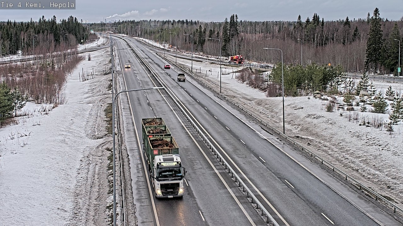 Kelikamerat Kuva Tie 4 Kemi, Hepola, Kemi, Lappi