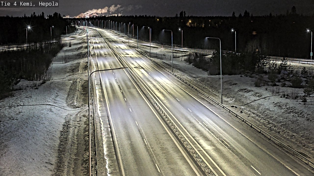 Kelikamerat Kuva Tie 4 Kemi, Hepola, Kemi, Lappi