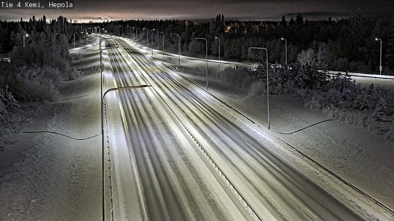 Kelikamerat Kuva Tie 4 Kemi, Hepola, Kemi, Lappi