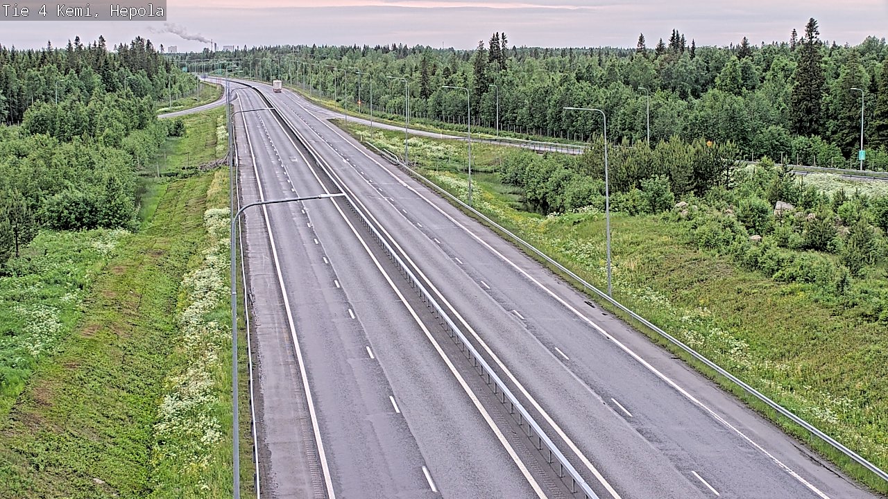 Kelikamerat Kuva Tie 4 Kemi, Hepola, Kemi, Lappi