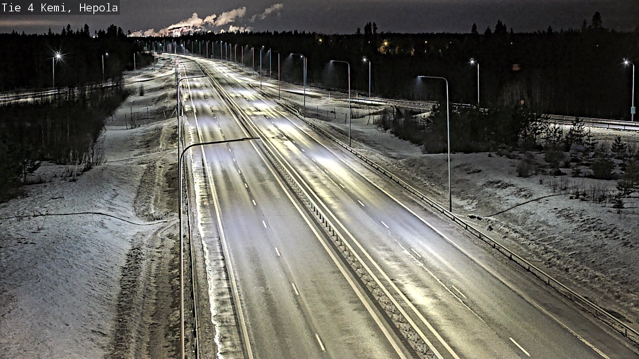 Kelikamerat Kuva Tie 4 Kemi, Hepola, Kemi, Lappi