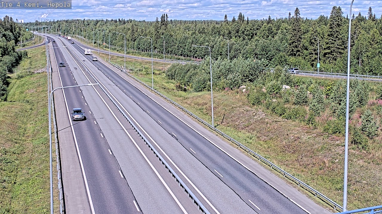 Weather Camera Image Väg 4 Kemi, Hepola, Kemi, Lappi