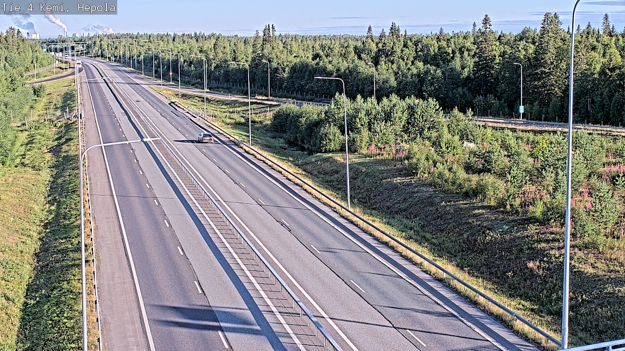 Weather Camera Image Road 4 Kemi, Hepola, Kemi, Lappi