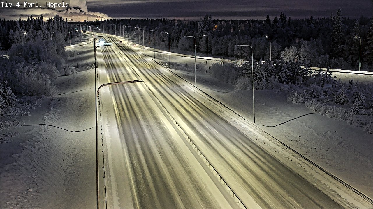Kelikamerat Kuva Tie 4 Kemi, Hepola, Kemi, Lappi