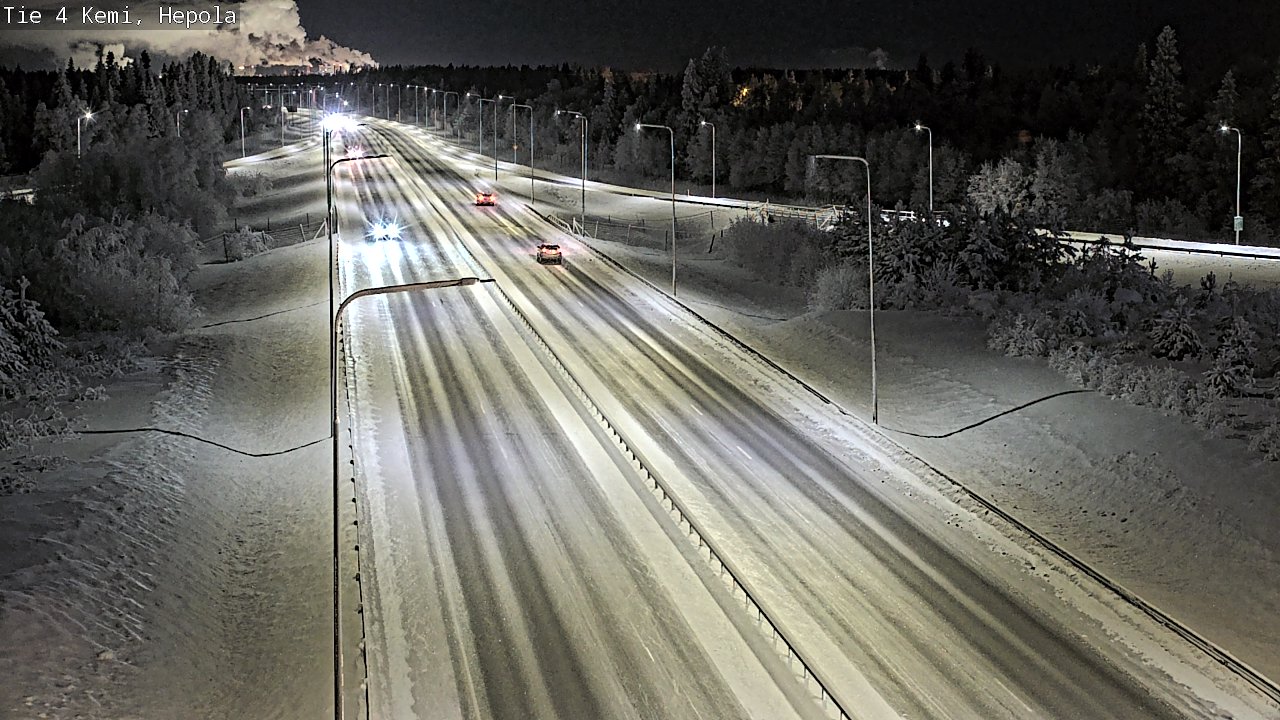 Kelikamerat Kuva Tie 4 Kemi, Hepola, Kemi, Lappi
