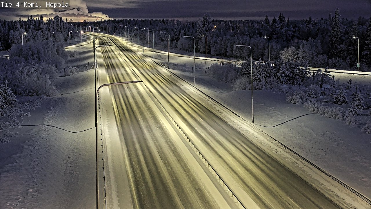 Kelikamerat Kuva Tie 4 Kemi, Hepola, Kemi, Lappi
