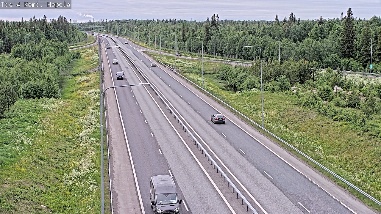 Kelikamerat Kuva Tie 4 Kemi, Hepola, Kemi, Lappi