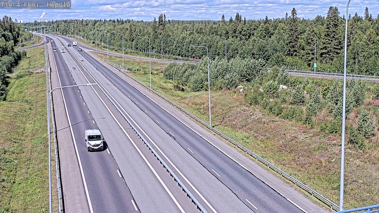 Weather Camera Image Väg 4 Kemi, Hepola, Kemi, Lappi