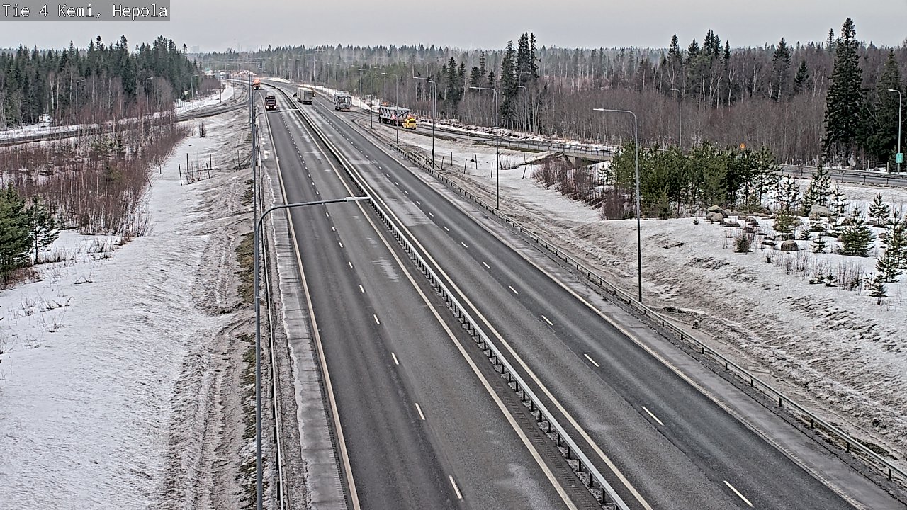 Kelikamerat Kuva Tie 4 Kemi, Hepola, Kemi, Lappi