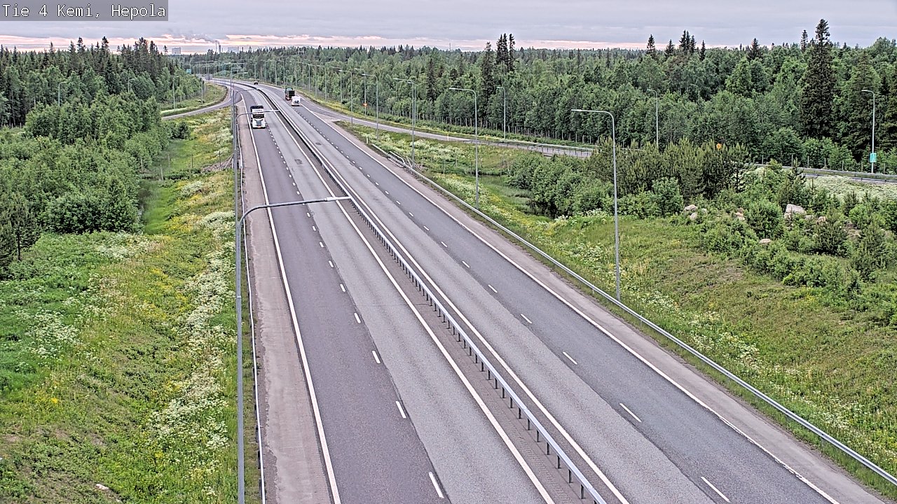 Kelikamerat Kuva Tie 4 Kemi, Hepola, Kemi, Lappi