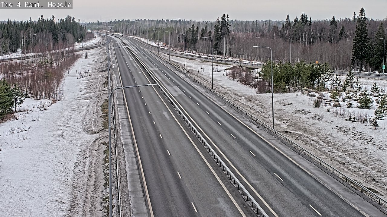 Weather Camera Image Road 4 Kemi, Hepola, Kemi, Lappi