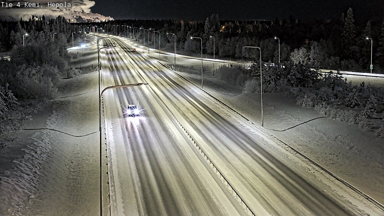 Kelikamerat Kuva Tie 4 Kemi, Hepola, Kemi, Lappi