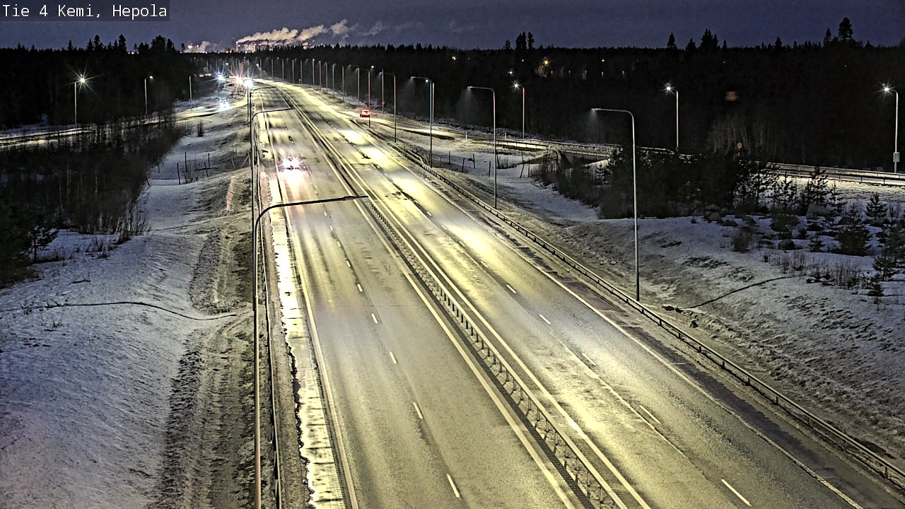 Kelikamerat Kuva Tie 4 Kemi, Hepola, Kemi, Lappi