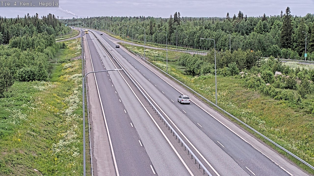 Kelikamerat Kuva Tie 4 Kemi, Hepola, Kemi, Lappi