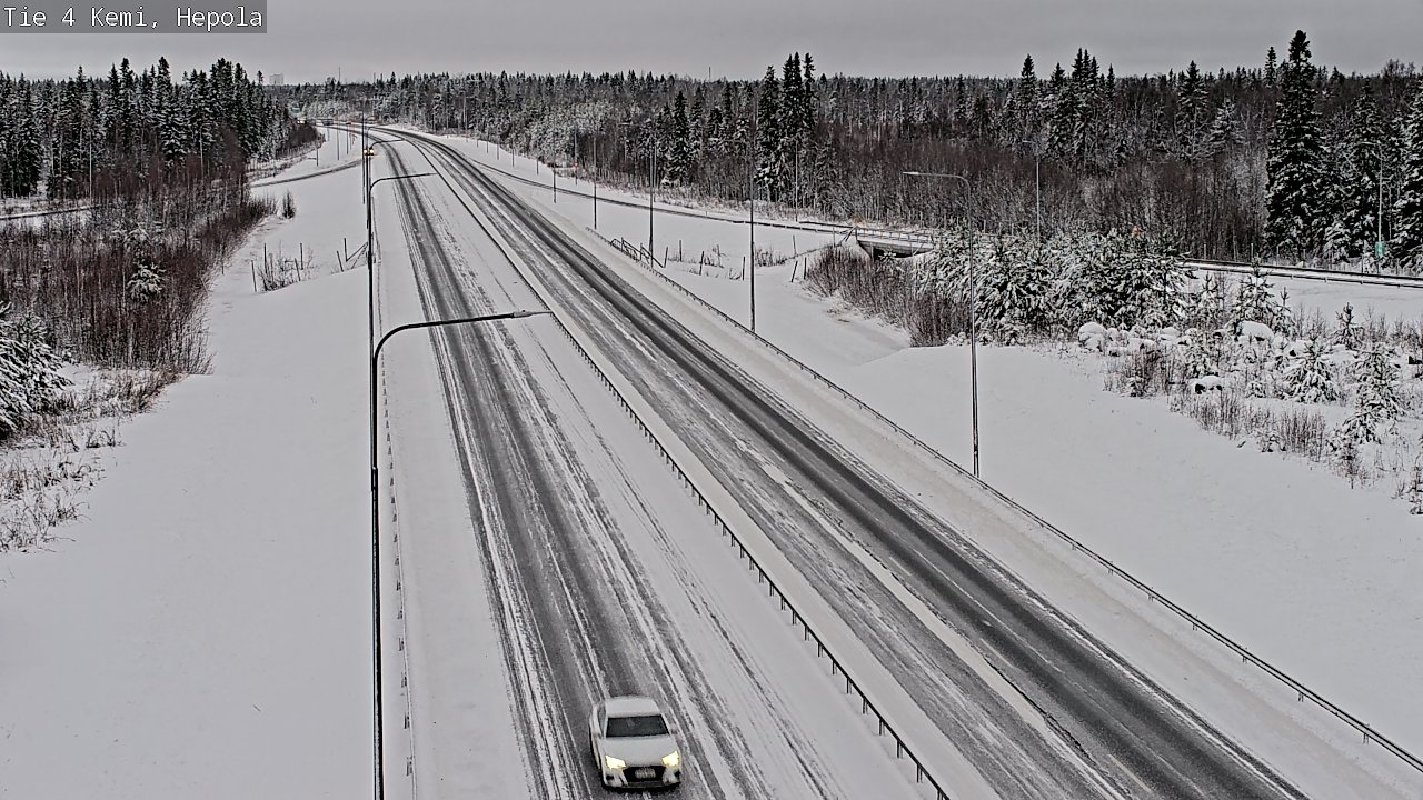 Weather Camera Image Väg 4 Kemi, Hepola, Kemi, Lappi