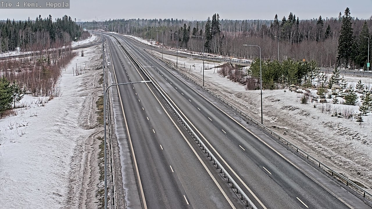 Weather Camera Image Road 4 Kemi, Hepola, Kemi, Lappi
