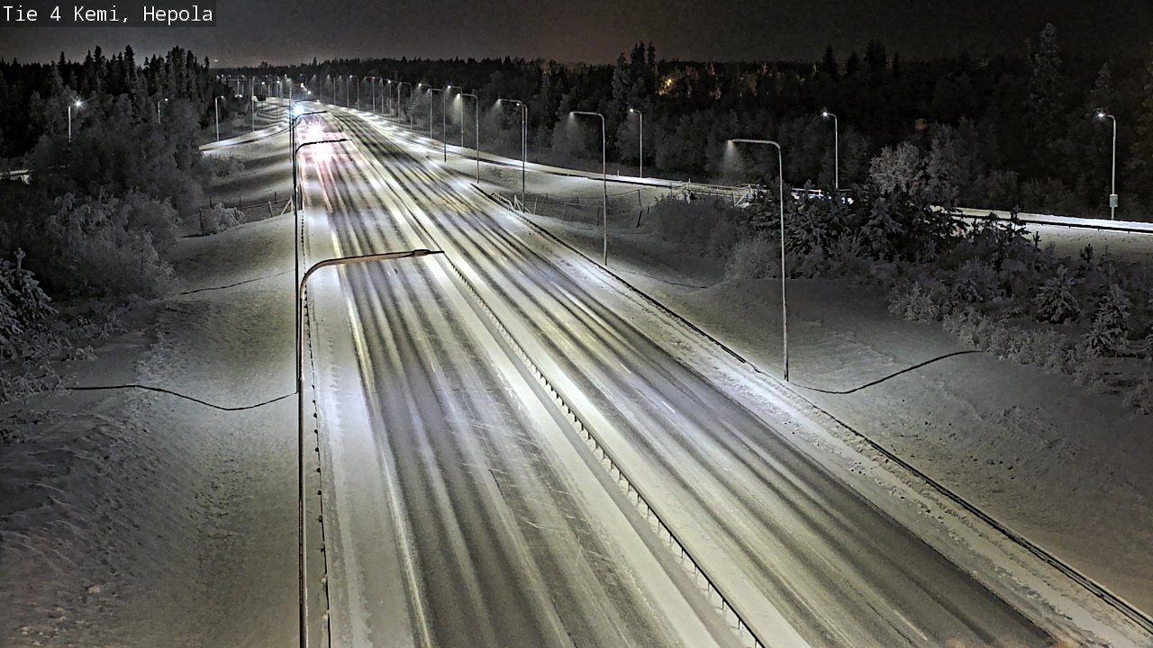 Kelikamerat Kuva Tie 4 Kemi, Hepola, Kemi, Lappi