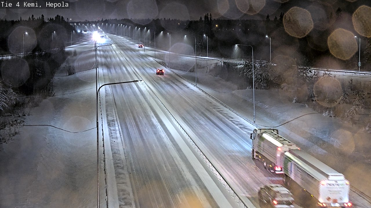 Weather Camera Image Väg 4 Kemi, Hepola, Kemi, Lappi
