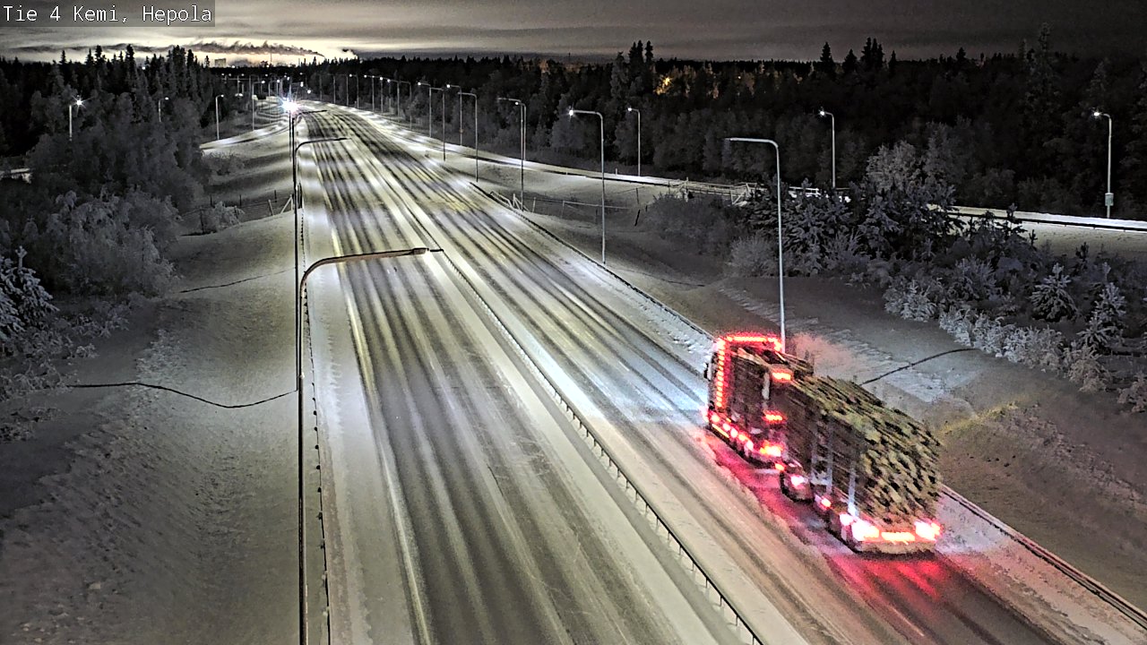 Kelikamerat Kuva Tie 4 Kemi, Hepola, Kemi, Lappi
