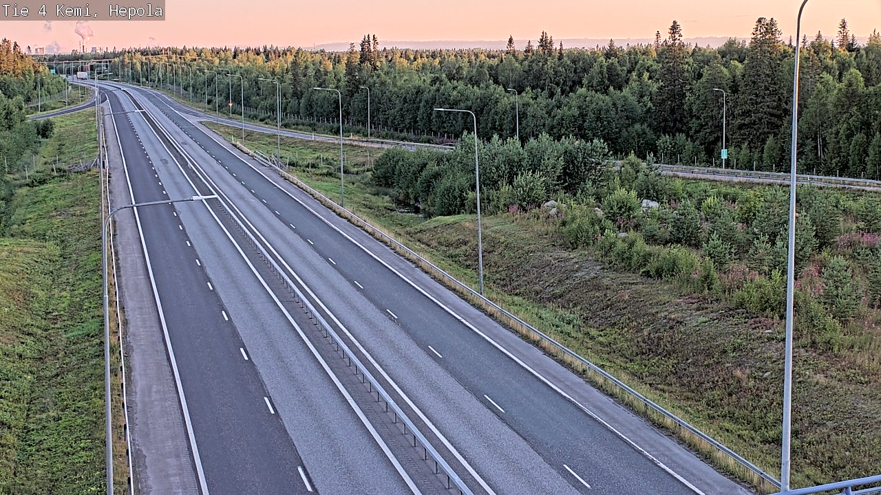 Weather Camera Image Road 4 Kemi, Hepola, Kemi, Lappi