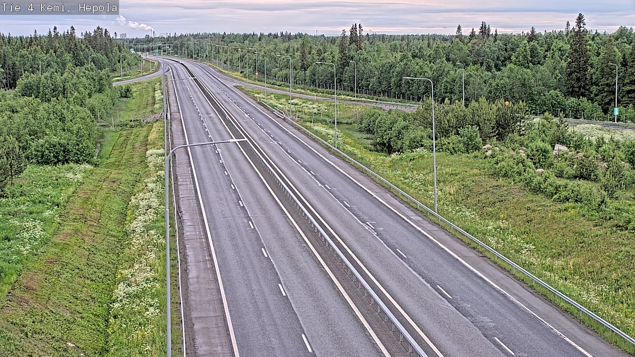 Kelikamerat Kuva Tie 4 Kemi, Hepola, Kemi, Lappi
