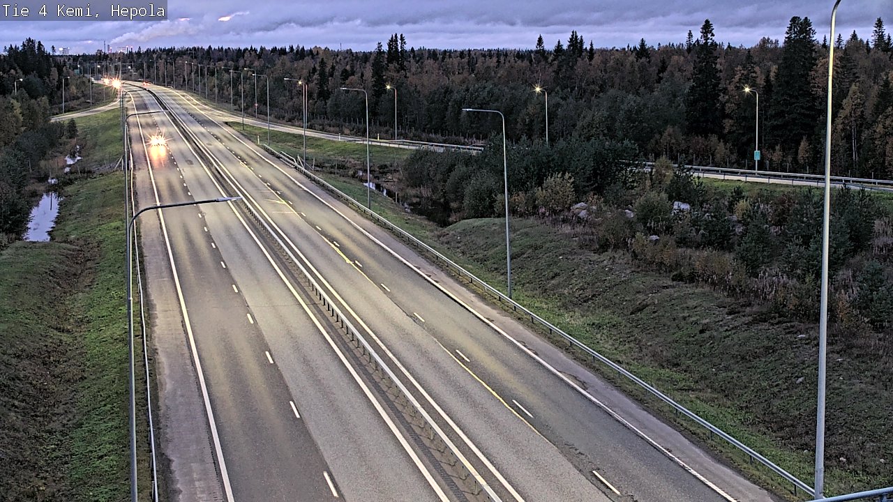 Kelikamerat Kuva Tie 4 Kemi, Hepola, Kemi, Lappi