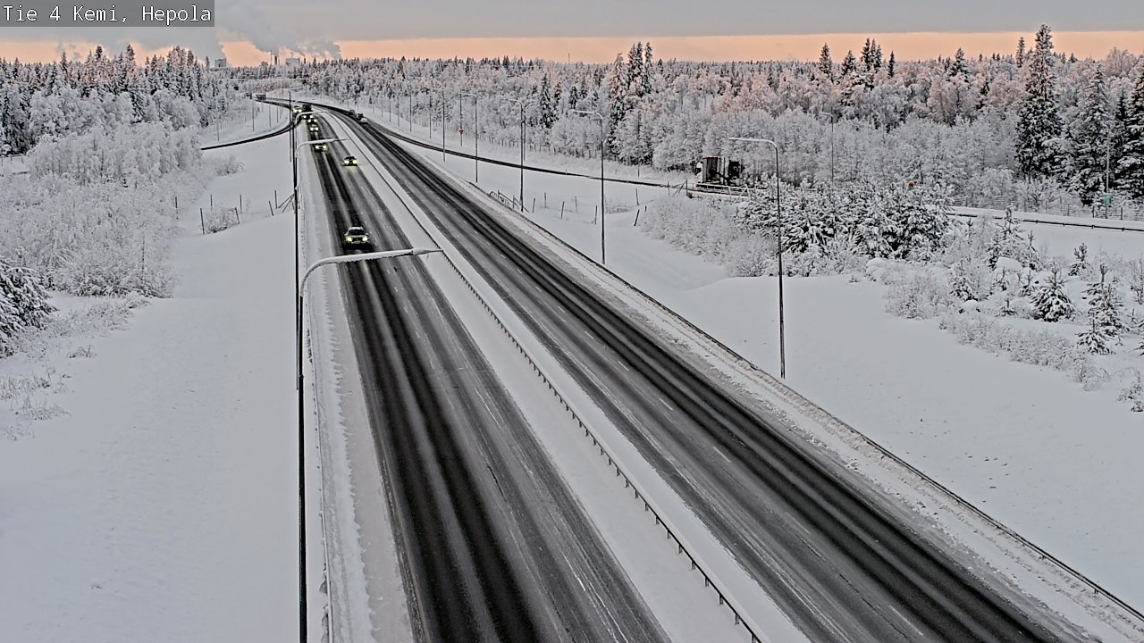 Kelikamerat Kuva Tie 4 Kemi, Hepola, Kemi, Lappi