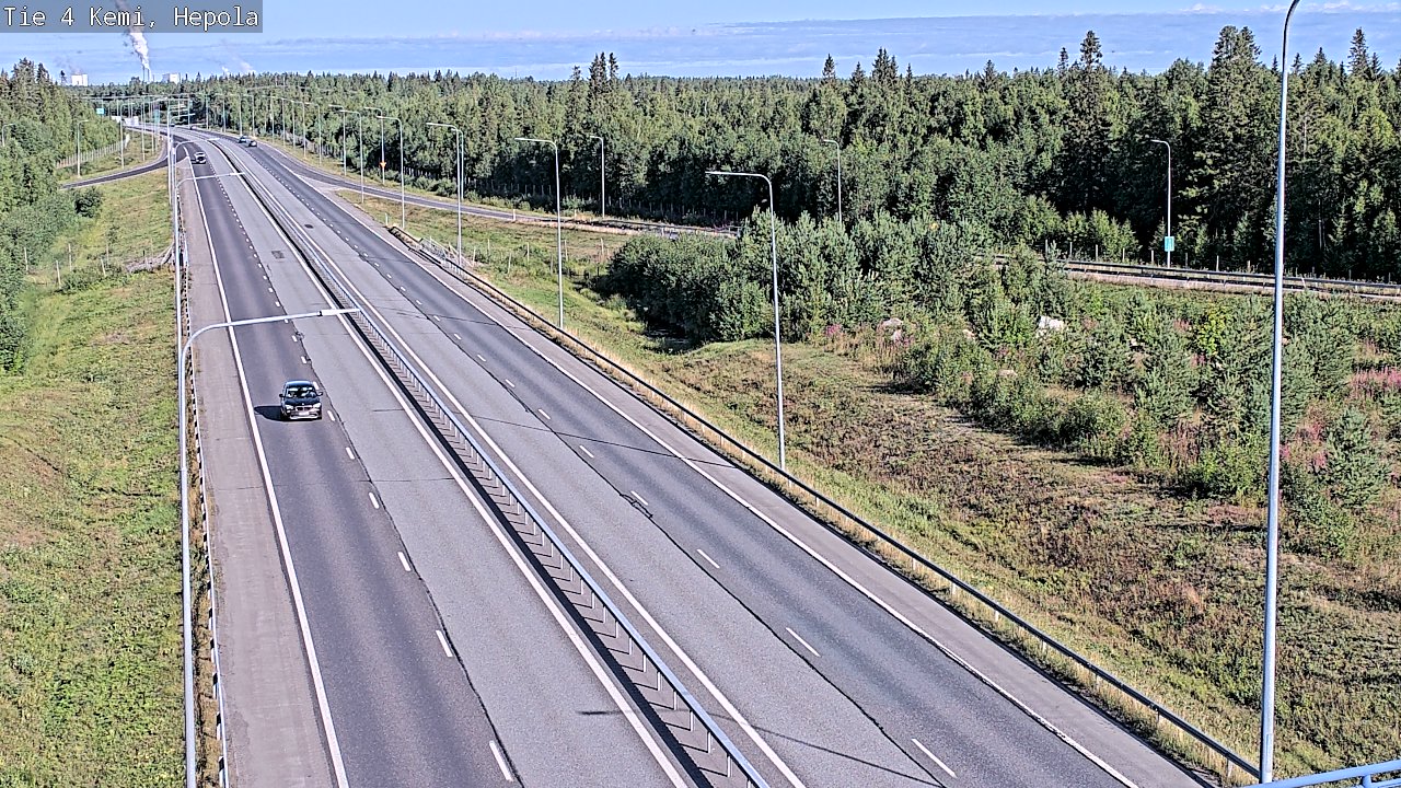Weather Camera Image Väg 4 Kemi, Hepola, Kemi, Lappi