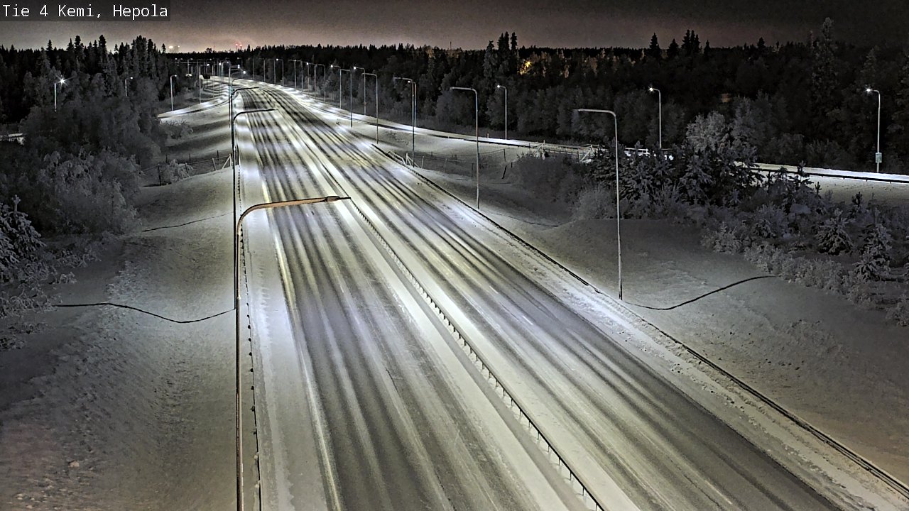 Kelikamerat Kuva Tie 4 Kemi, Hepola, Kemi, Lappi